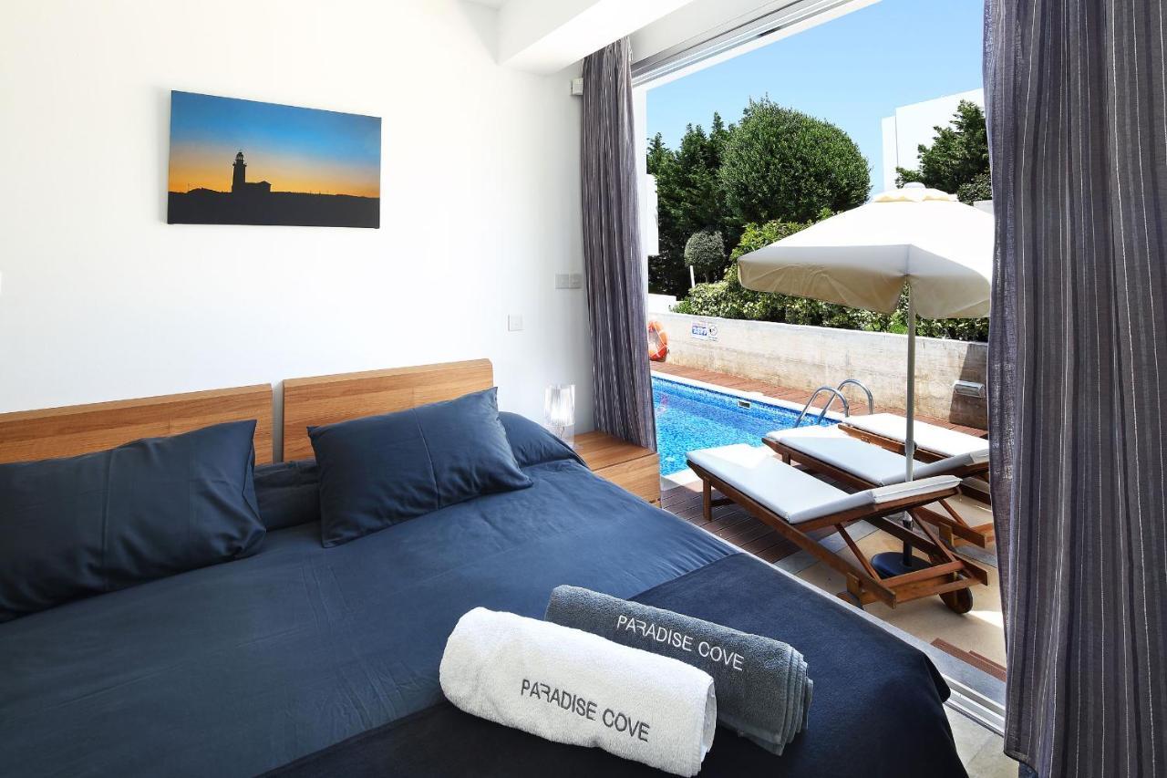 Paradise Cove Luxurious Beach Villas Pafos Exterior foto