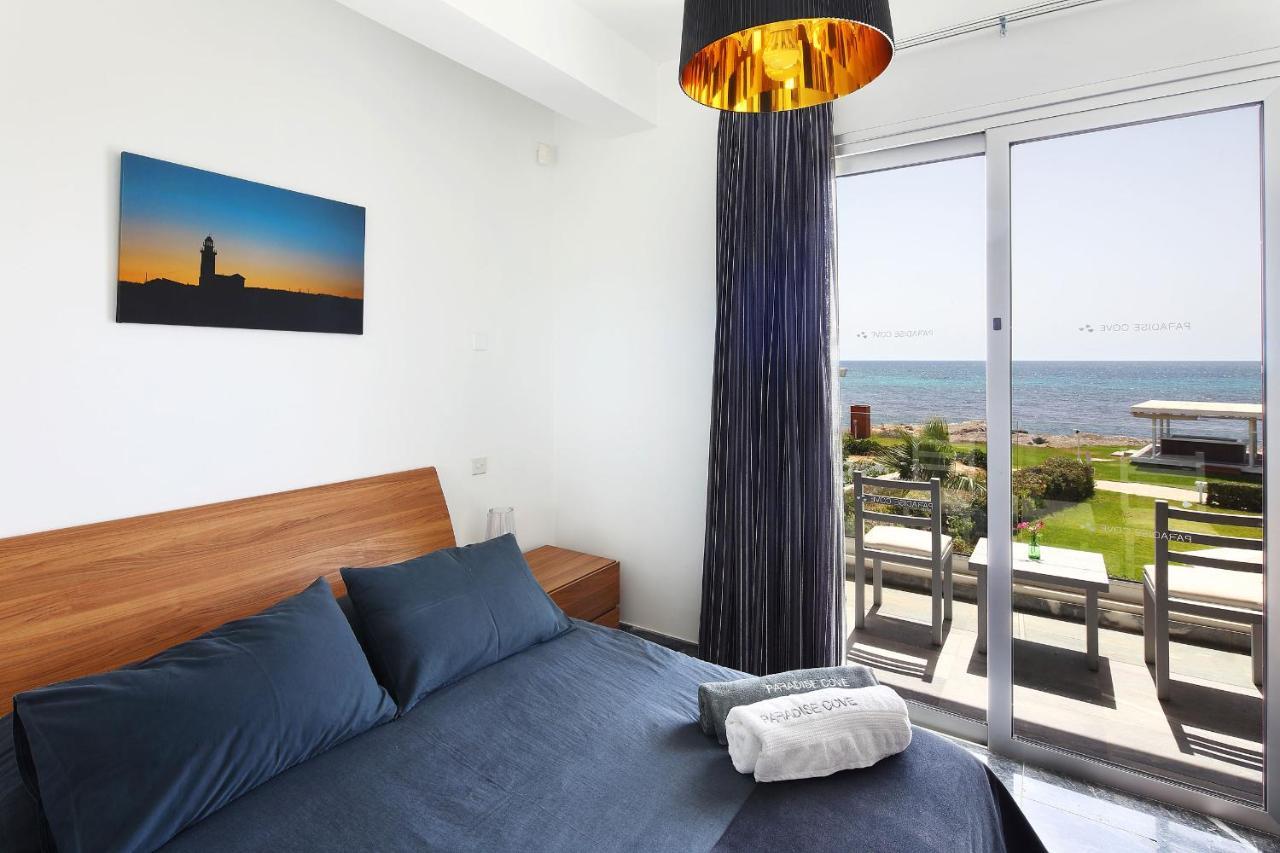 Paradise Cove Luxurious Beach Villas Pafos Exterior foto