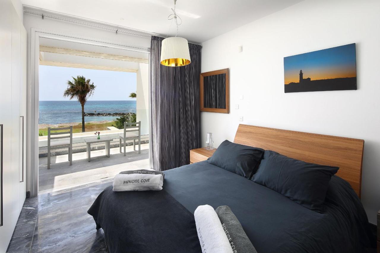 Paradise Cove Luxurious Beach Villas Pafos Exterior foto
